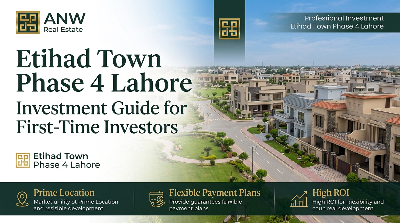 Etihad Town Phase 4 Lahore Investment Guide for First-Time Investors