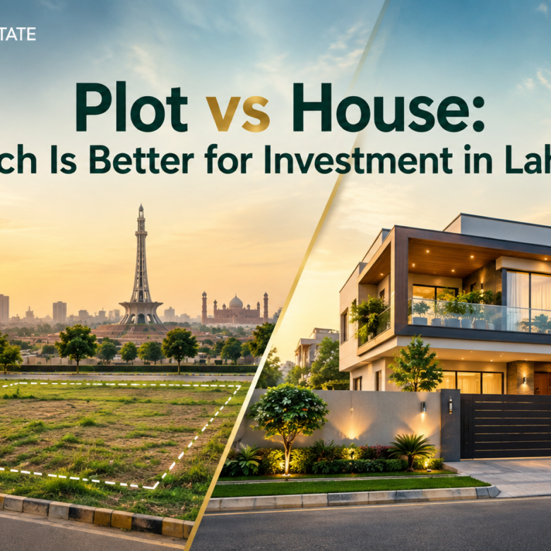 Plot vs House: Which Is Better for Investment in Lahore?