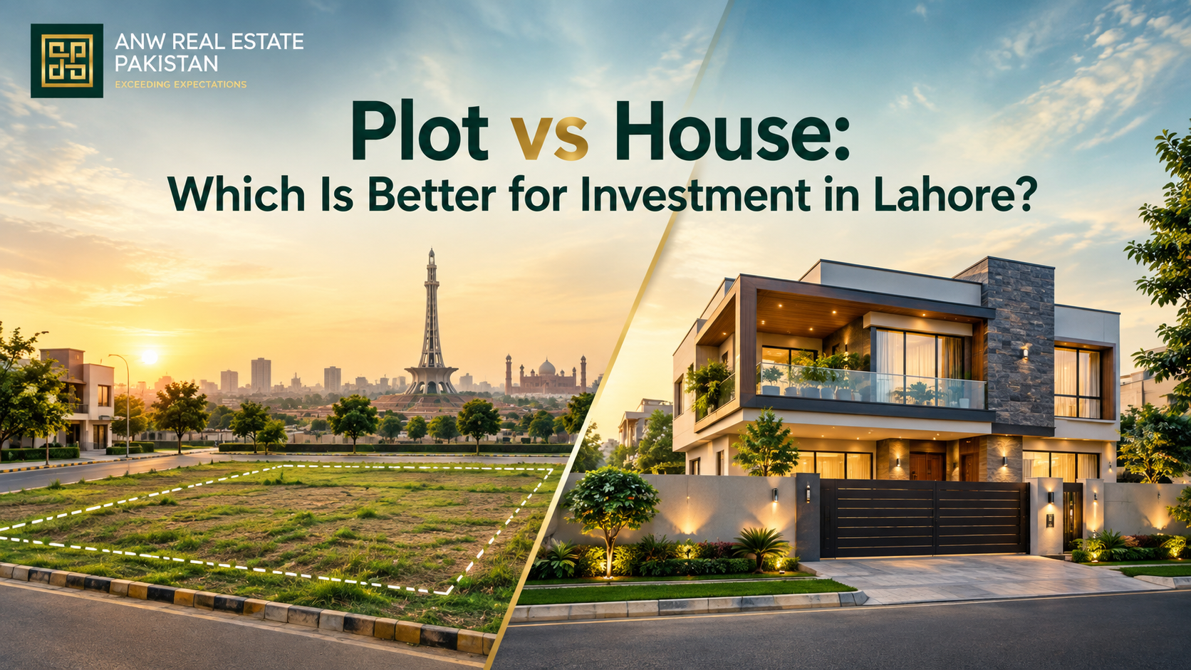 buy a plot or invest in a house